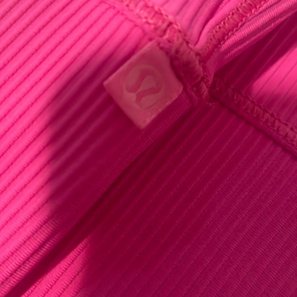 Lululemon power pivot ribbed tank top sonic pink - Picture 9 of 12